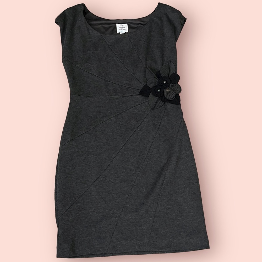 Suzi Chin for Maggy Boutique Gray Dress